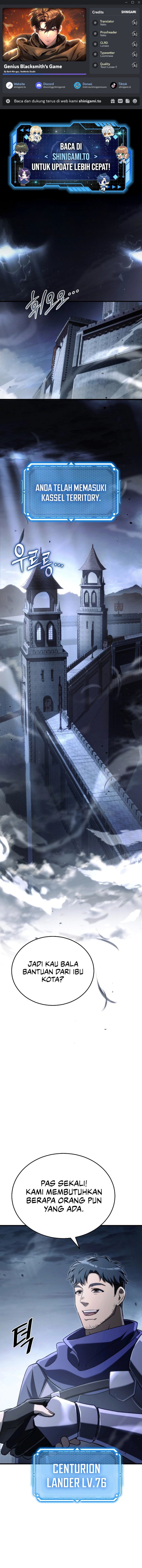 Genius Blacksmith’s Game chapter 13