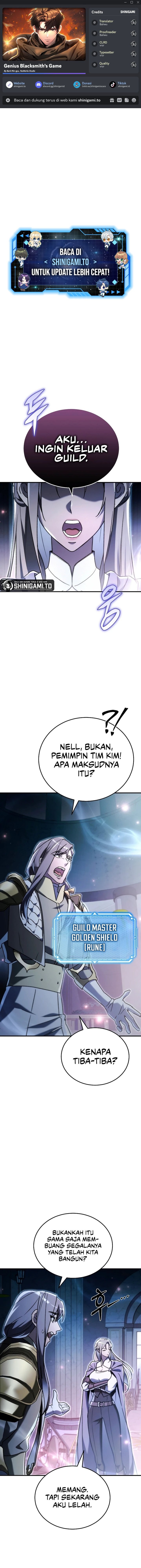 Genius Blacksmith’s Game Chapter 15 Bahasa Indonesia