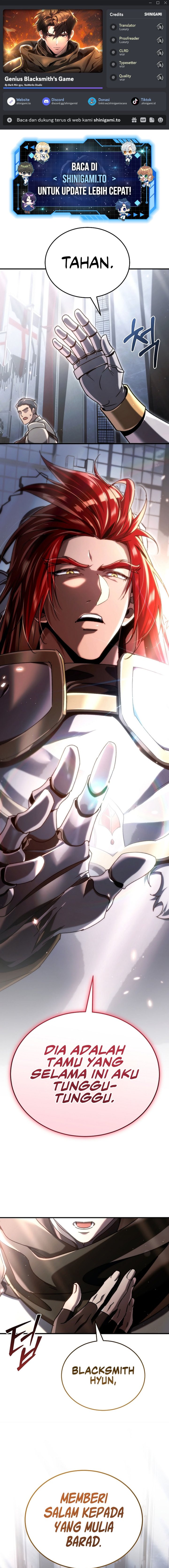Genius Blacksmith’s Game chapter 19