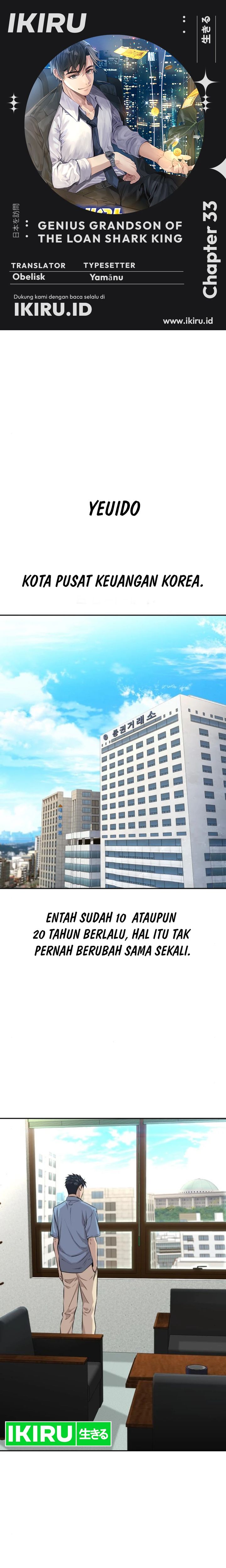 Genius Grandson of the Loan Shark King Chapter 33 Bahasa Indonesia