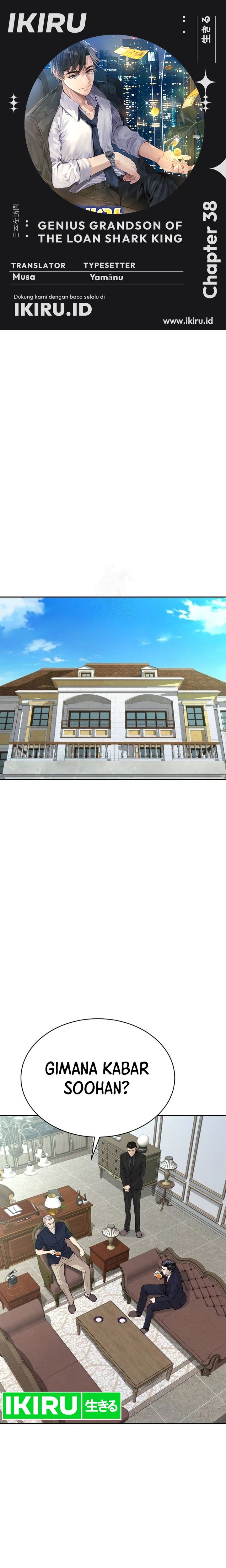 Genius Grandson of the Loan Shark King Chapter 38 Bahasa Indonesia