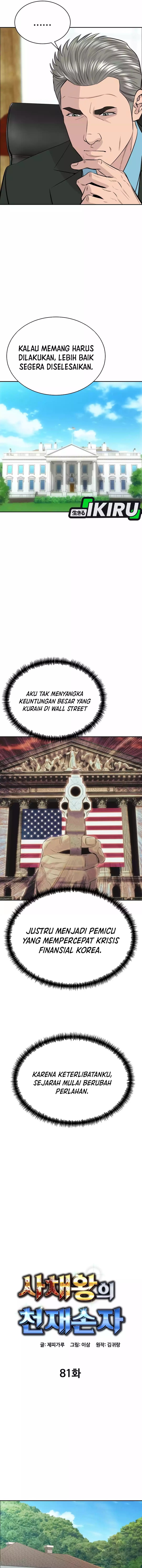 Genius Grandson of the Loan Shark King Chapter 81 Bahasa Indonesia