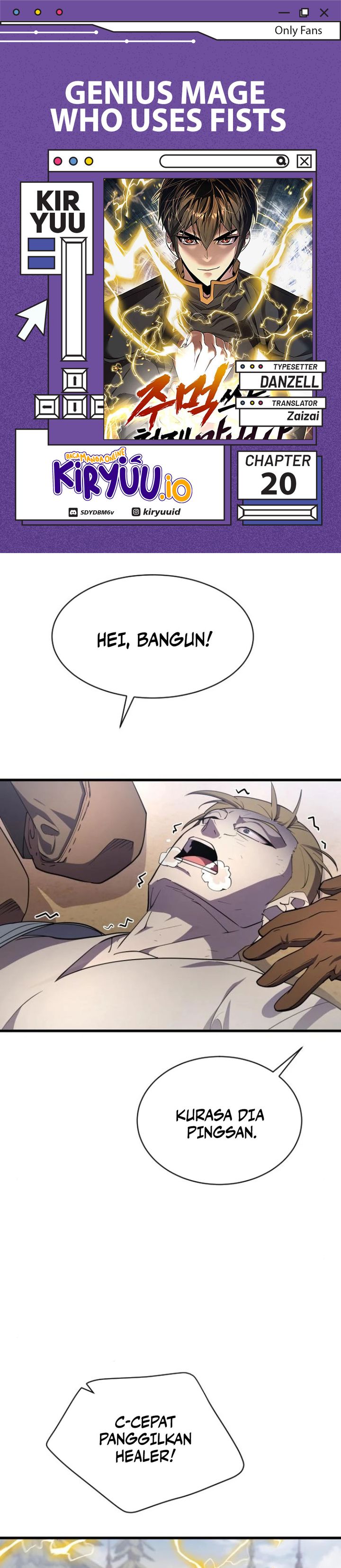 Genius Mage Who Uses Fists Chapter 20 Bahasa Indonesia