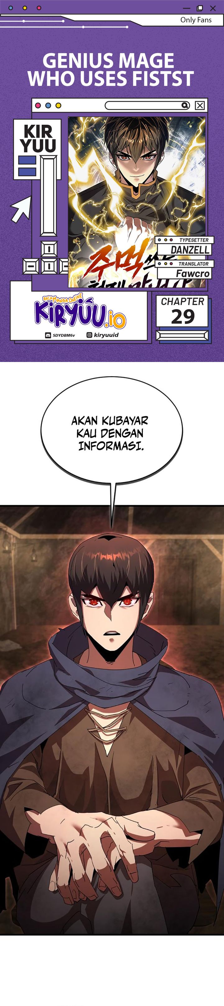 Genius Mage Who Uses Fists Chapter 29 Bahasa Indonesia