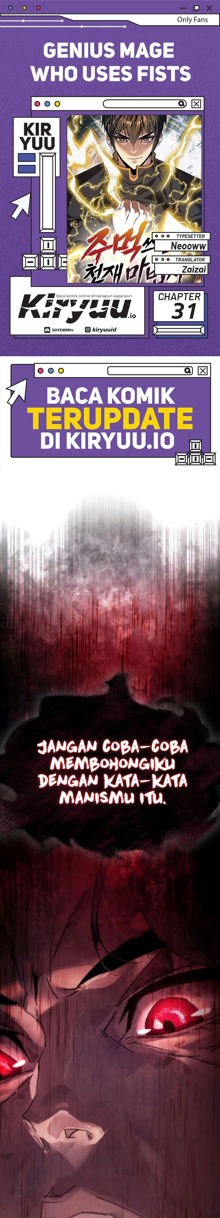 Genius Mage Who Uses Fists Chapter 31 Bahasa Indonesia