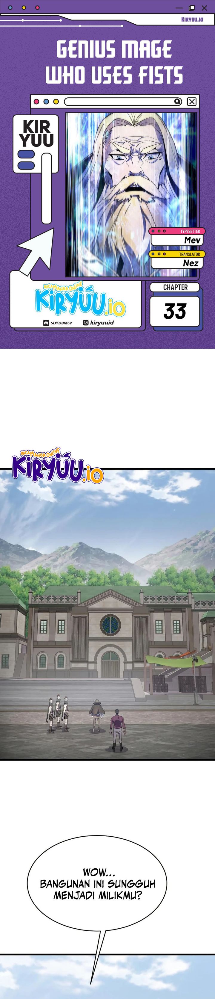Genius Mage Who Uses Fists Chapter 33 Bahasa Indonesia