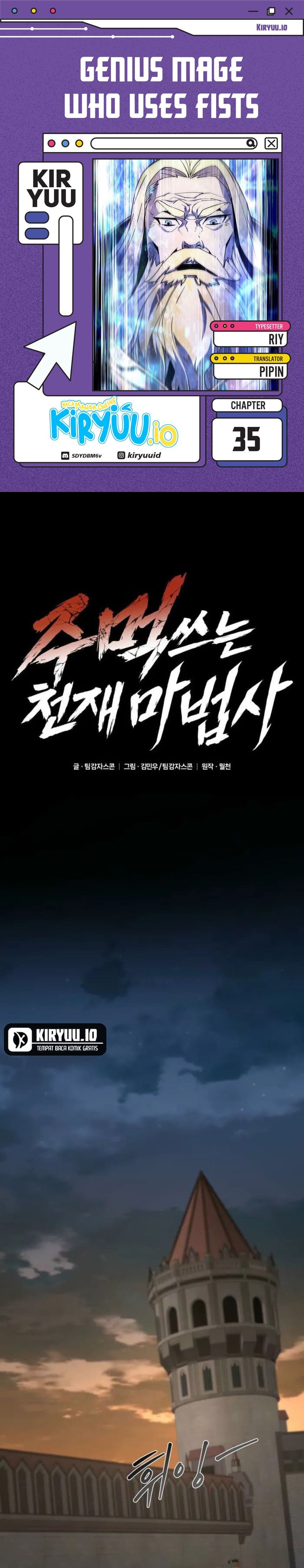 Genius Mage Who Uses Fists Chapter 35 Bahasa Indonesia