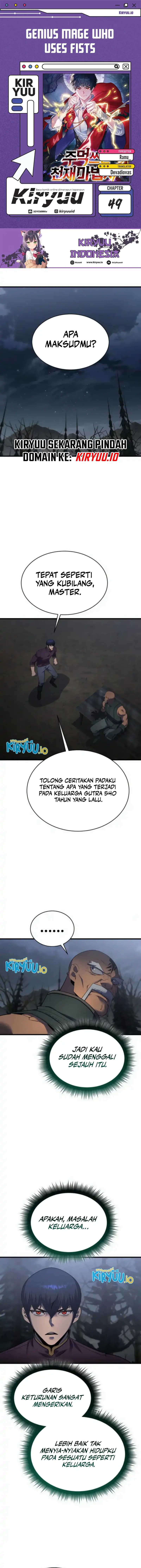 Genius Mage Who Uses Fists Chapter 49  Bahasa Indonesia