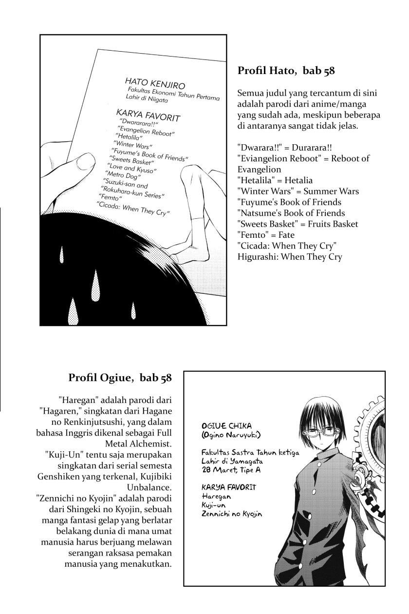 Genshiken – The Society for the Study of Modern Visual Culture chapter 61