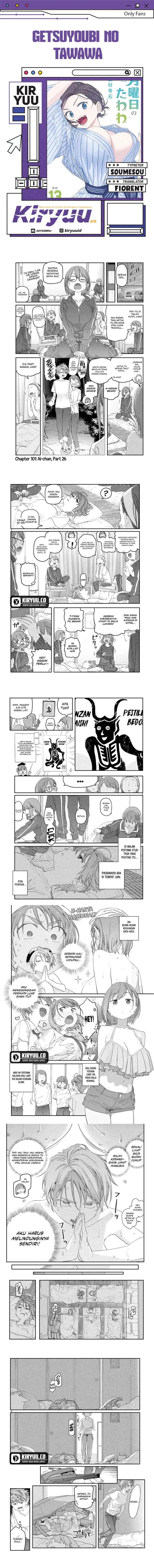 Getsuyoubi no Tawawa (Serialization) Chapter 101 Bahasa Indonesia
