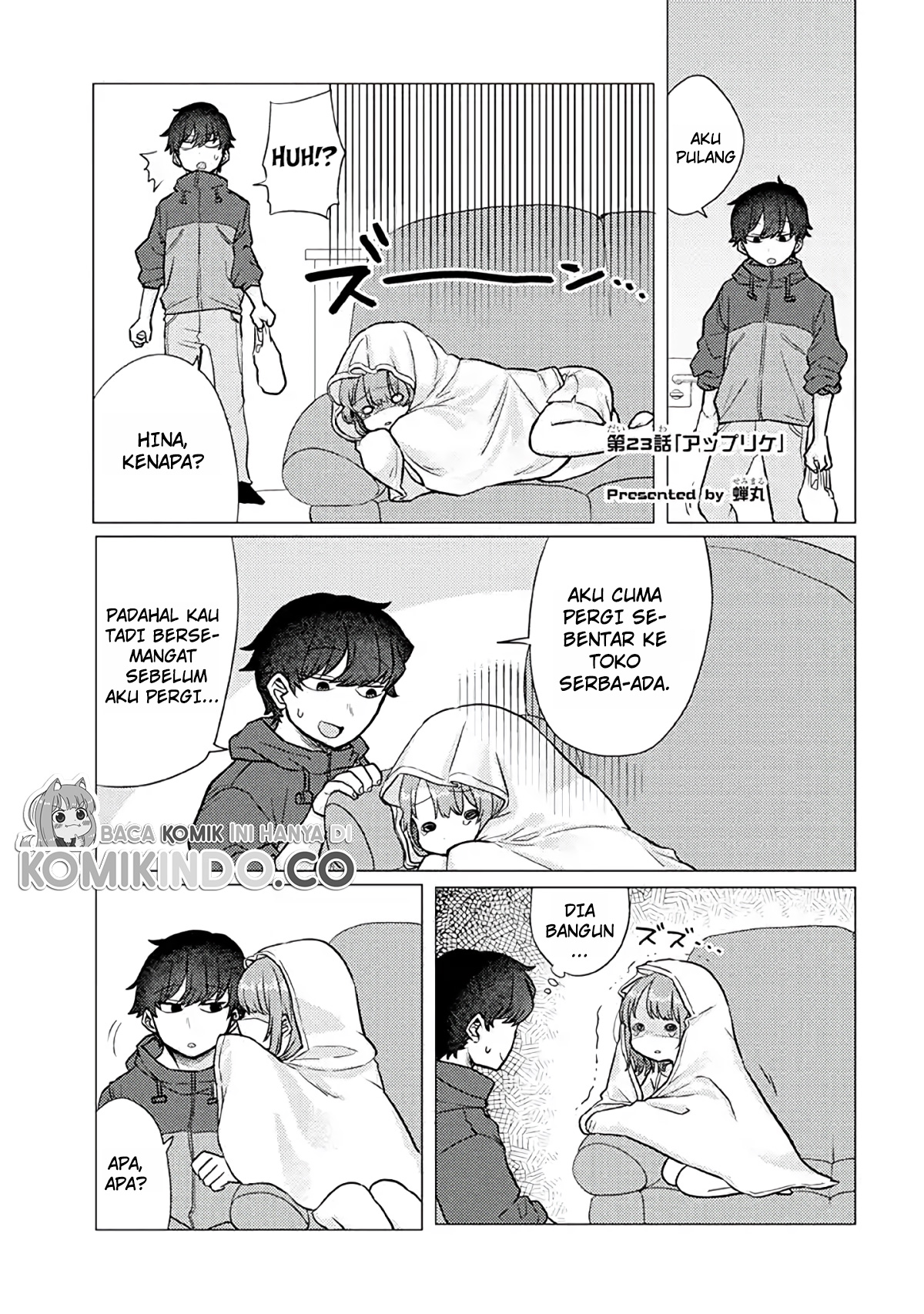 Girlfriend Who Absolutely Doesn’t Want to Take a Bath Chapter 23 Bahasa Indonesia