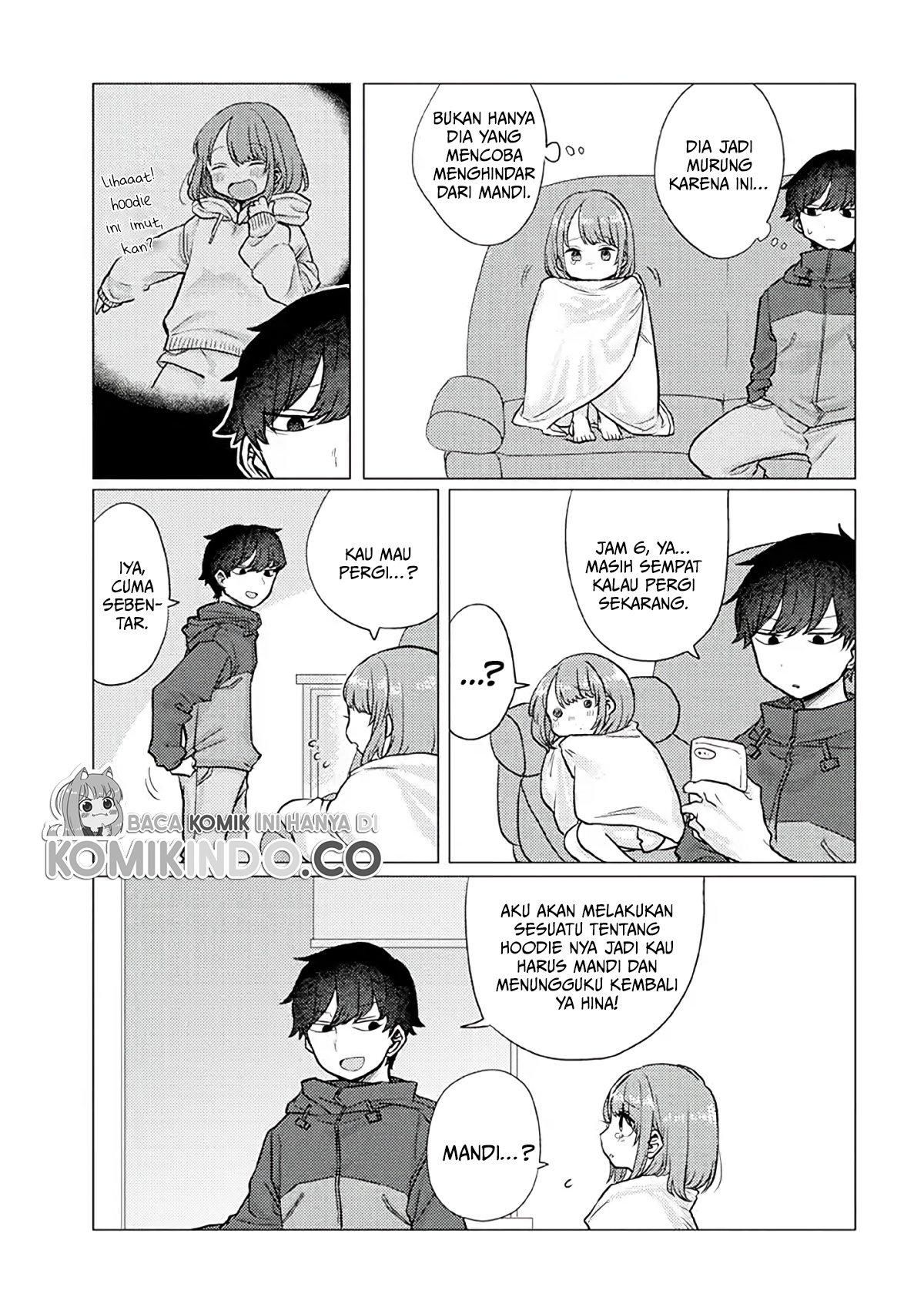 Girlfriend Who Absolutely Doesn’t Want to Take a Bath Chapter 23 Bahasa Indonesia