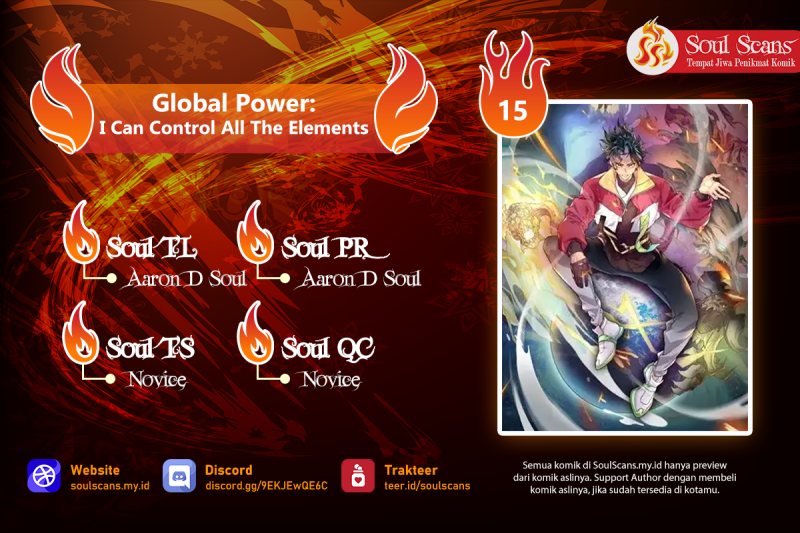 Global Power: I Can Control All The Elements Chapter 15 Bahasa Indonesia