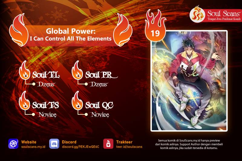 Global Power: I Can Control All The Elements Chapter 19 Bahasa Indonesia