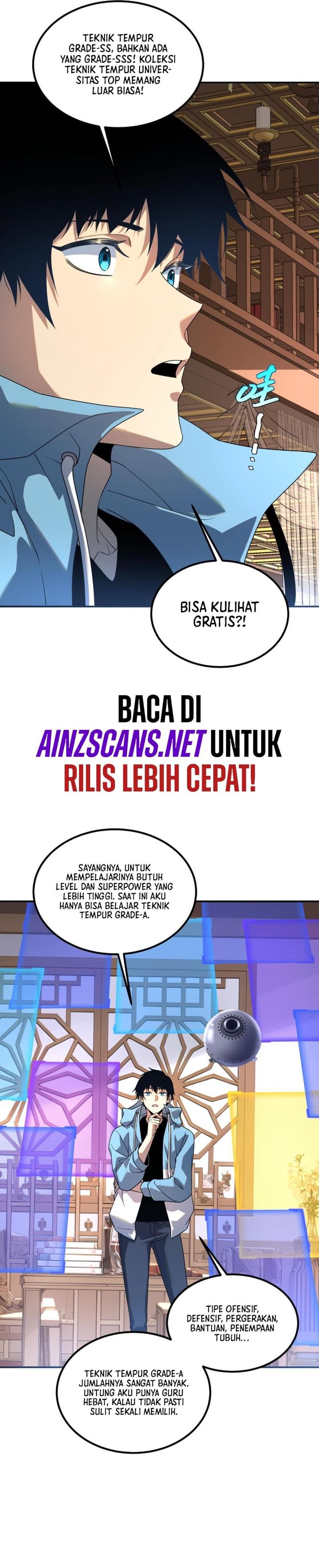 Global Superpowers: Awakening the Zixiao Divine Thunder at the Beginning Chapter 14 Bahasa Indonesia