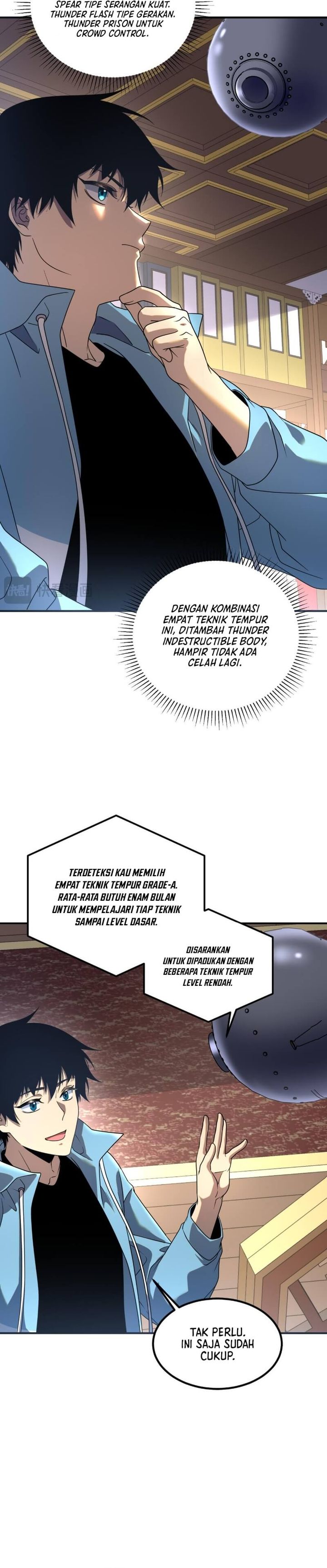 Global Superpowers: Awakening the Zixiao Divine Thunder at the Beginning Chapter 14 Bahasa Indonesia