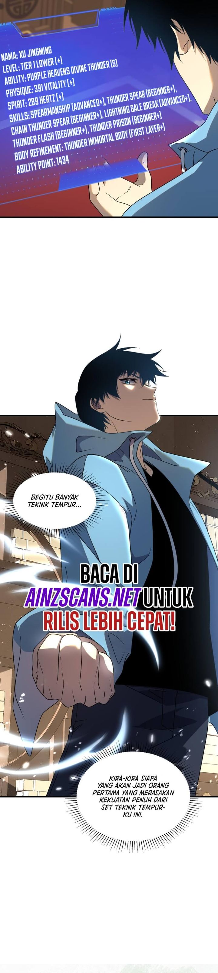 Global Superpowers: Awakening the Zixiao Divine Thunder at the Beginning Chapter 14 Bahasa Indonesia