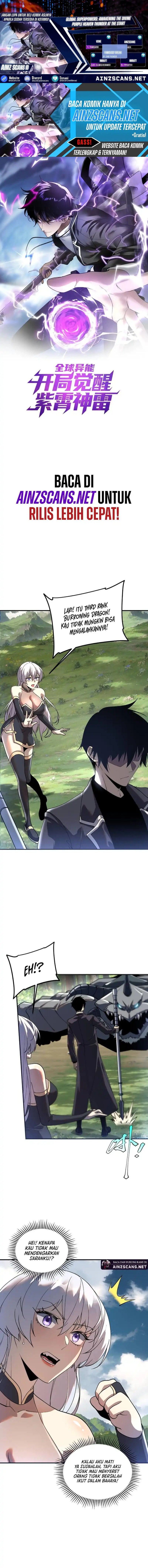 Global Superpowers: Awakening the Zixiao Divine Thunder at the Beginning Chapter 22 Bahasa Indonesia