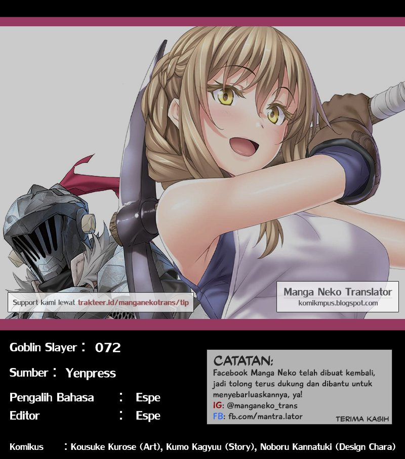 Goblin Slayer Chapter 72 Bahasa Indonesia