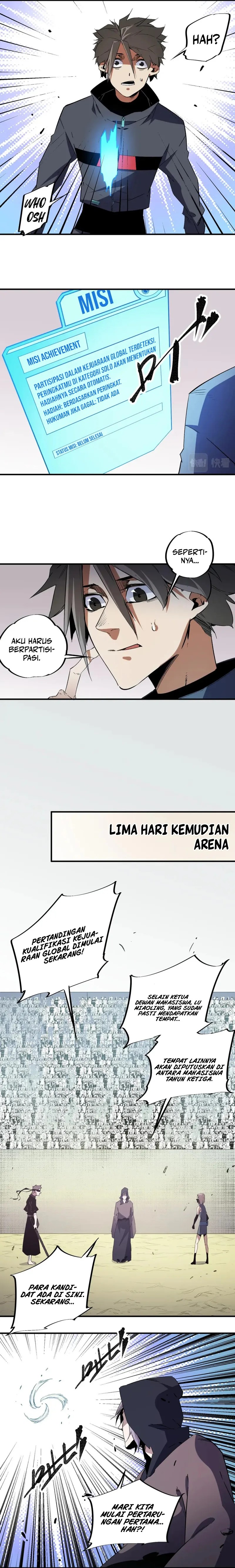 God Killer (Job Changing for the Entire Population: The Jobless Me Will Terminate the Gods) Chapter 56 Bahasa Indonesia