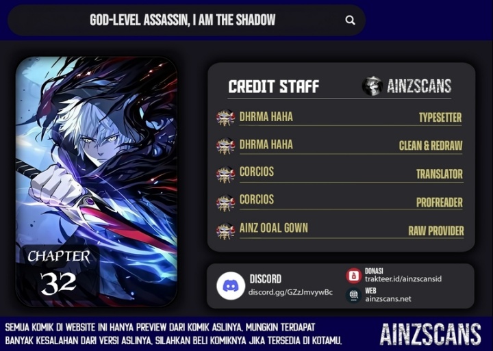 God-level Assassin, I’m the Shadow chapter 32