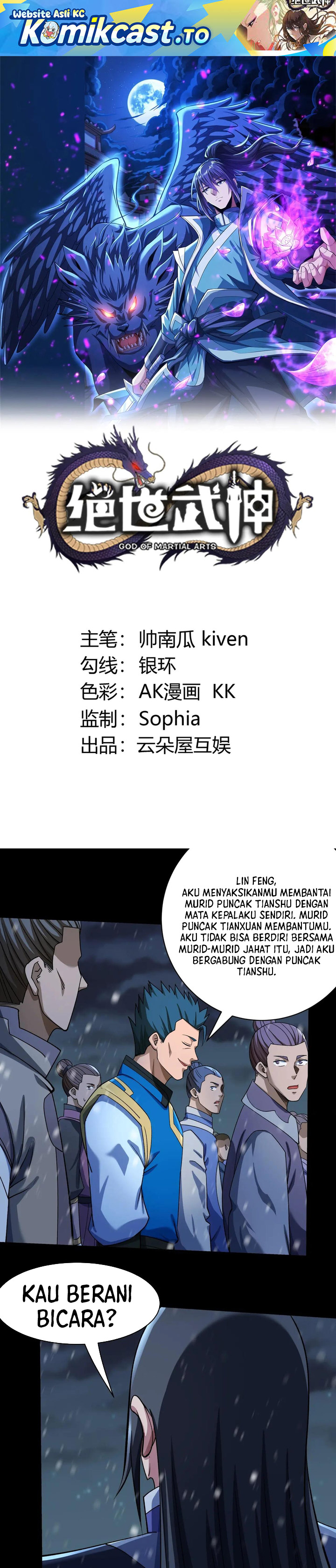 God of Martial Arts Chapter 1000 Bahasa Indonesia