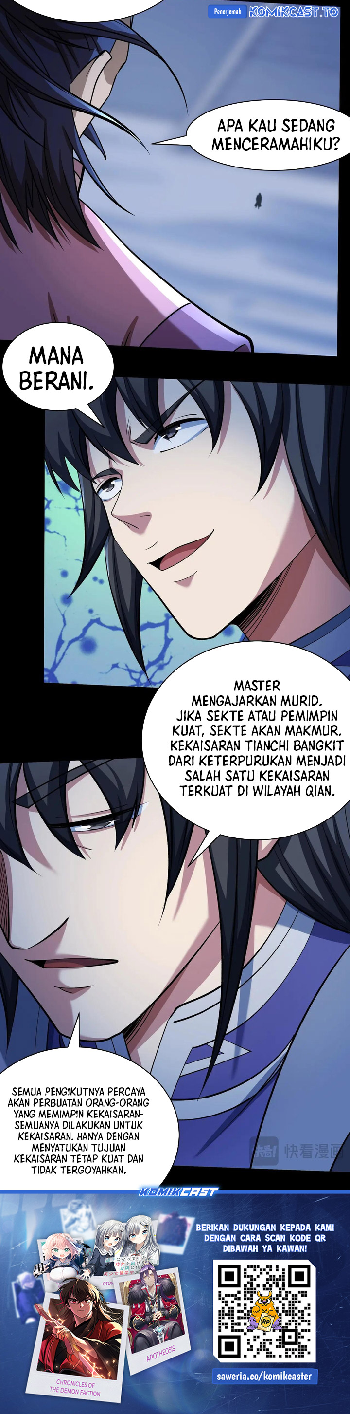 God of Martial Arts Chapter 1000 Bahasa Indonesia