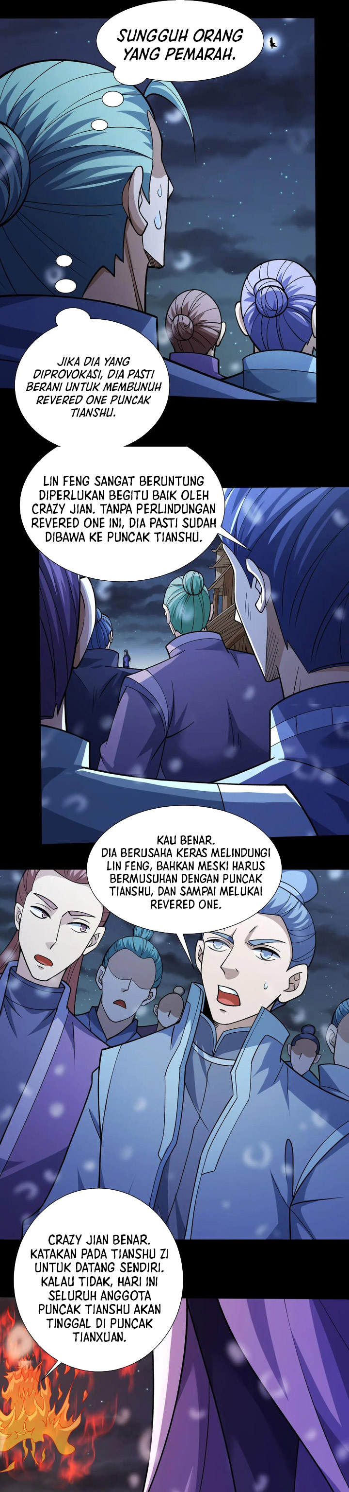 God of Martial Arts Chapter 1002 Bahasa Indonesia