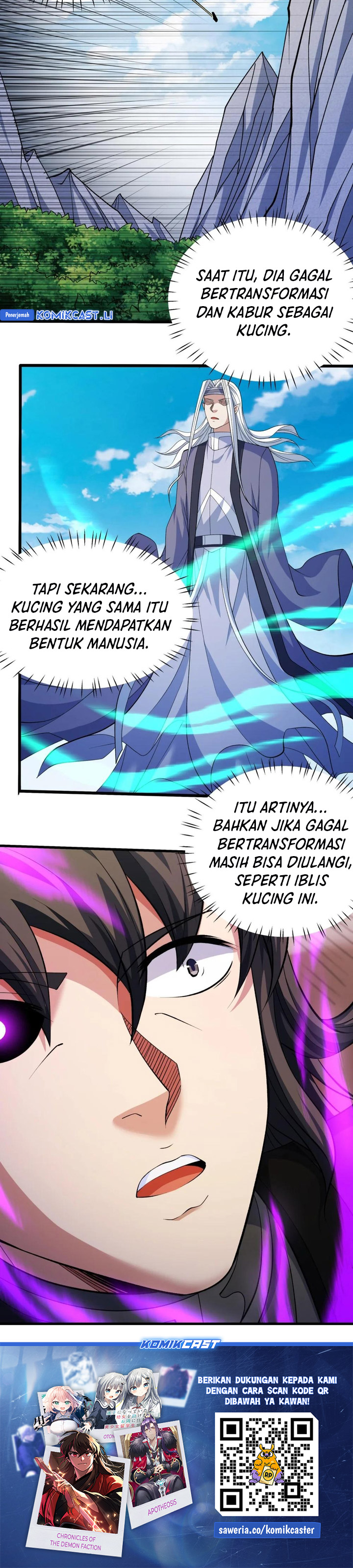 God of Martial Arts Chapter 880 Bahasa Indonesia