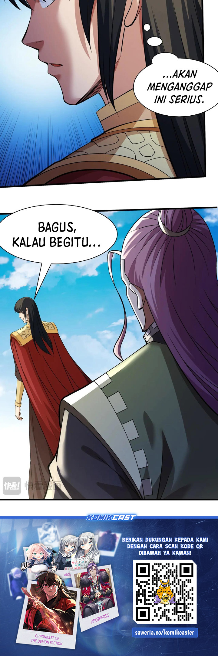 God of Martial Arts Chapter 942 Bahasa Indonesia