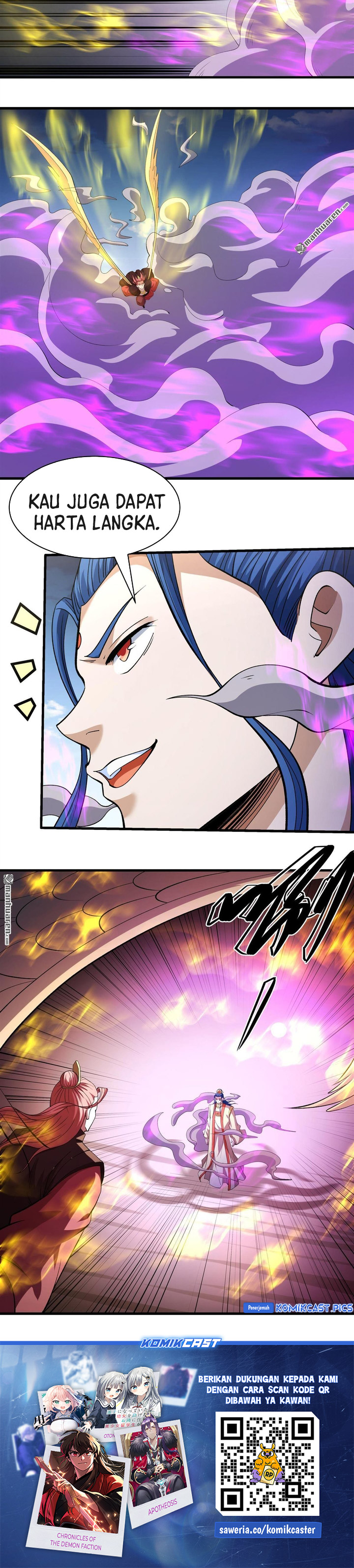 God of Martial Arts Chapter 947 Bahasa Indonesia