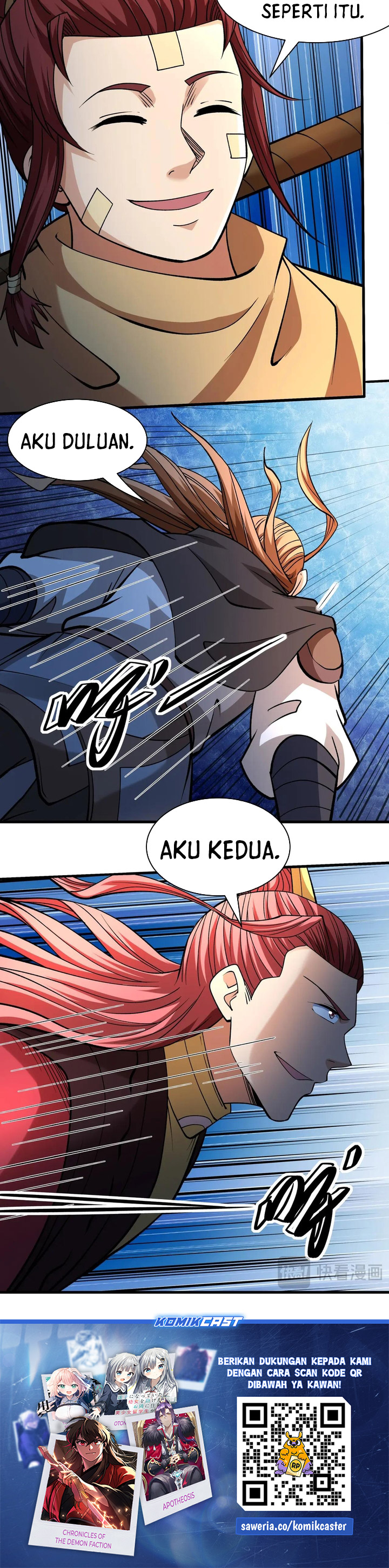 God of Martial Arts Chapter 952 Bahasa Indonesia