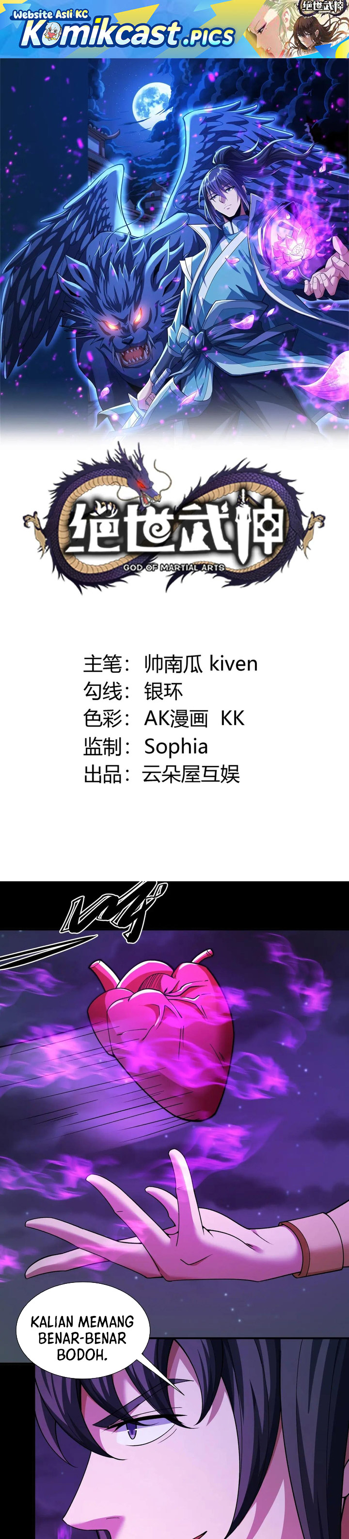 God of Martial Arts Chapter 974 Bahasa Indonesia