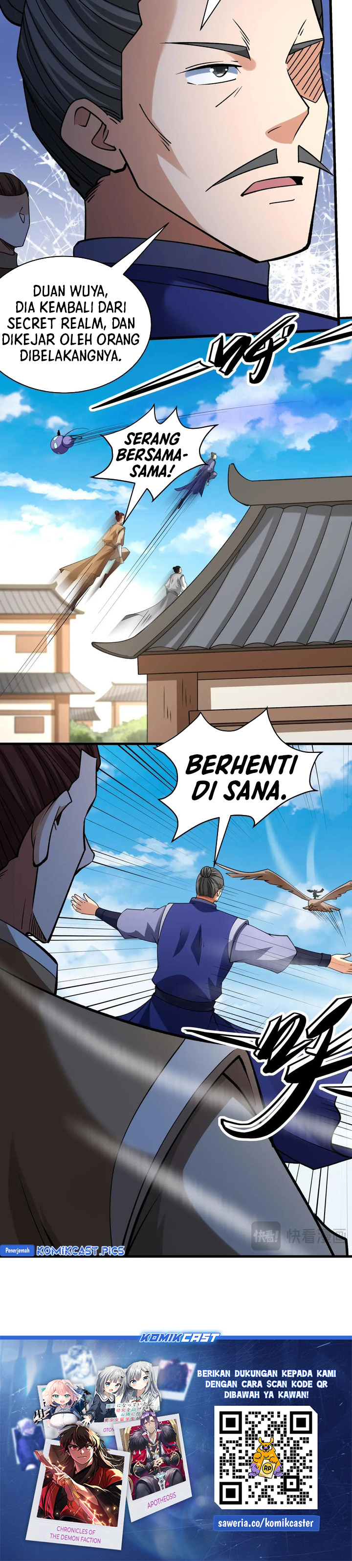 God of Martial Arts Chapter 977 Bahasa Indonesia