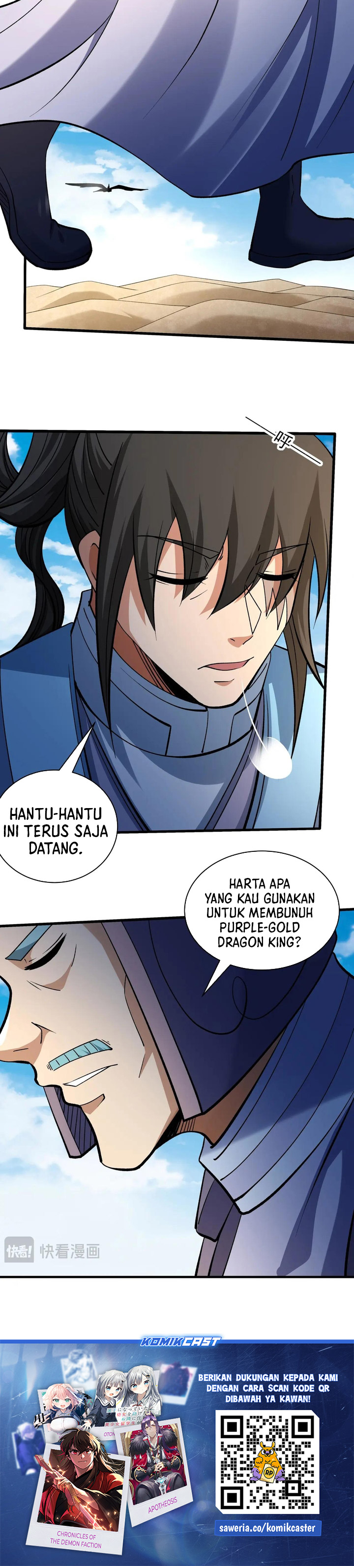 God of Martial Arts Chapter 986 Bahasa Indonesia