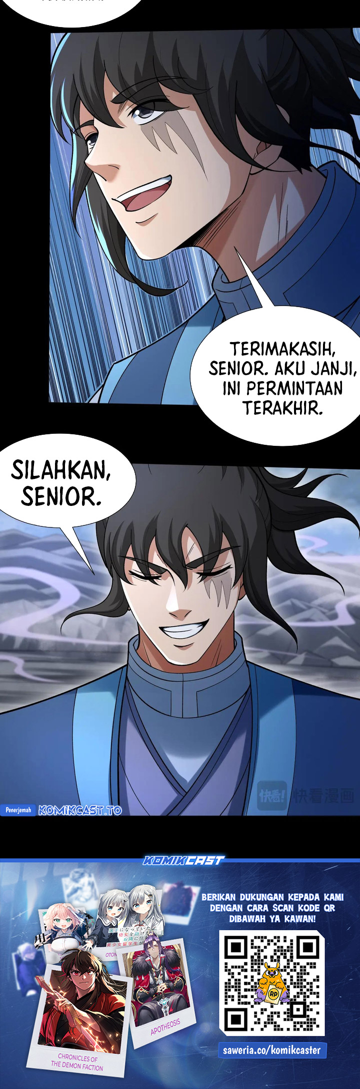 God of Martial Arts Chapter 991 Bahasa Indonesia
