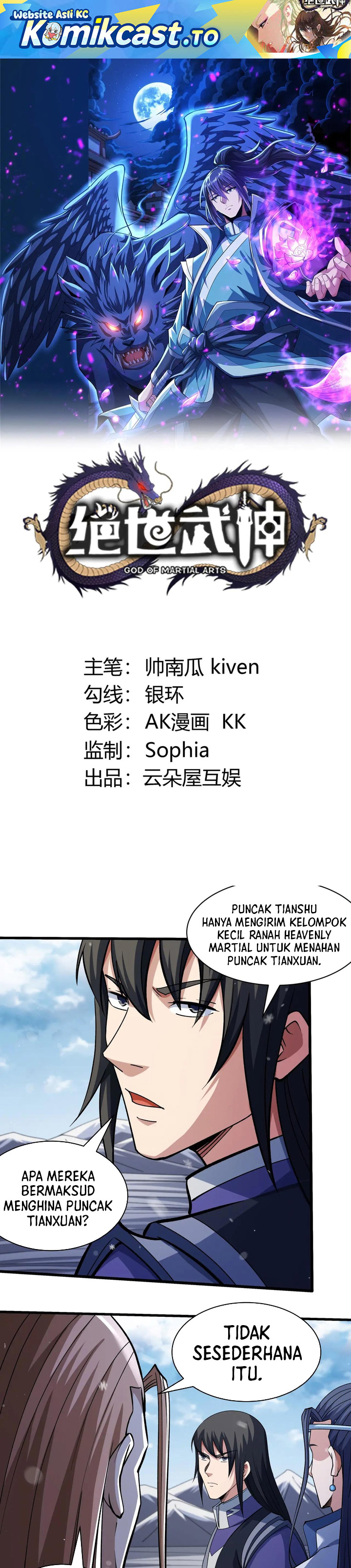God of Martial Arts Chapter 995 Bahasa Indonesia