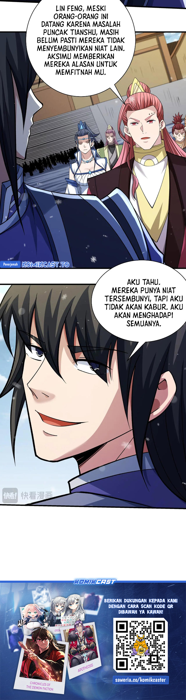 God of Martial Arts Chapter 995 Bahasa Indonesia