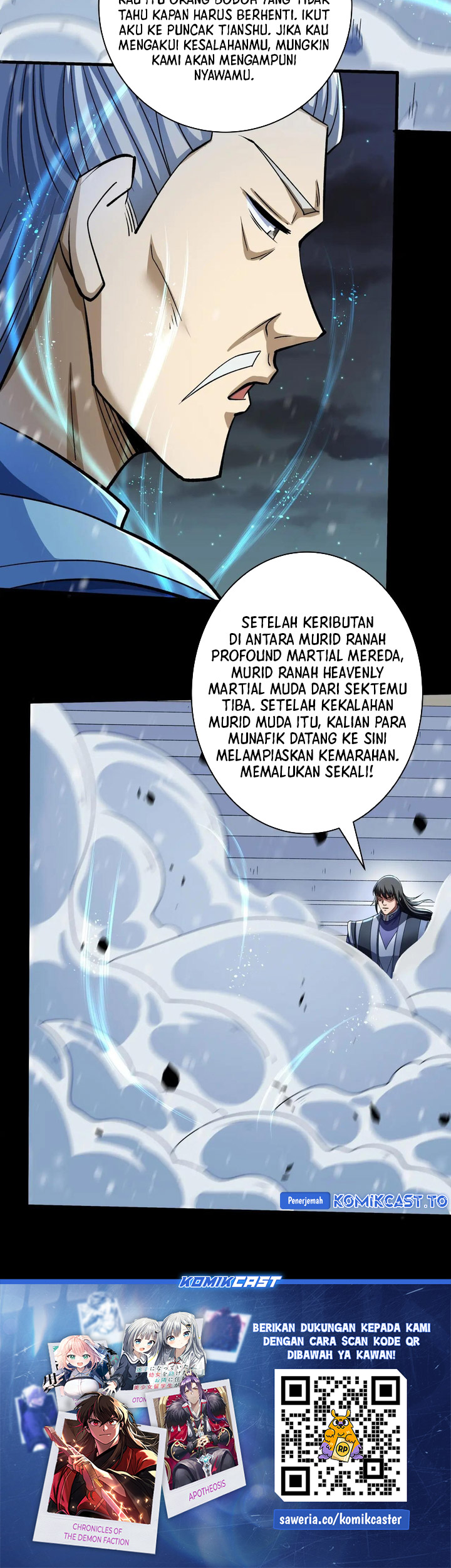 God of Martial Arts Chapter 998 Bahasa Indonesia