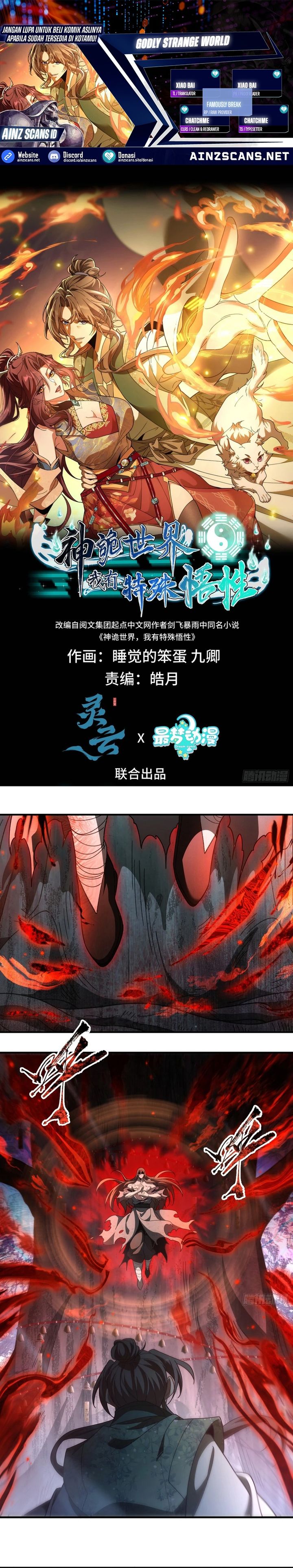 Godly Strange World, I Possess Unique Enlightment Chapter 11 Bahasa Indonesia