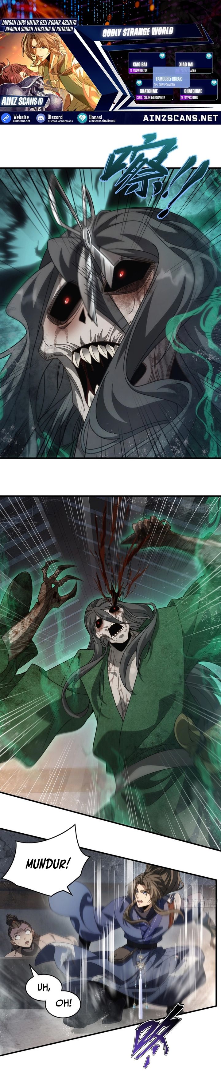 Godly Strange World, I Possess Unique Enlightment Chapter 20 Bahasa Indonesia