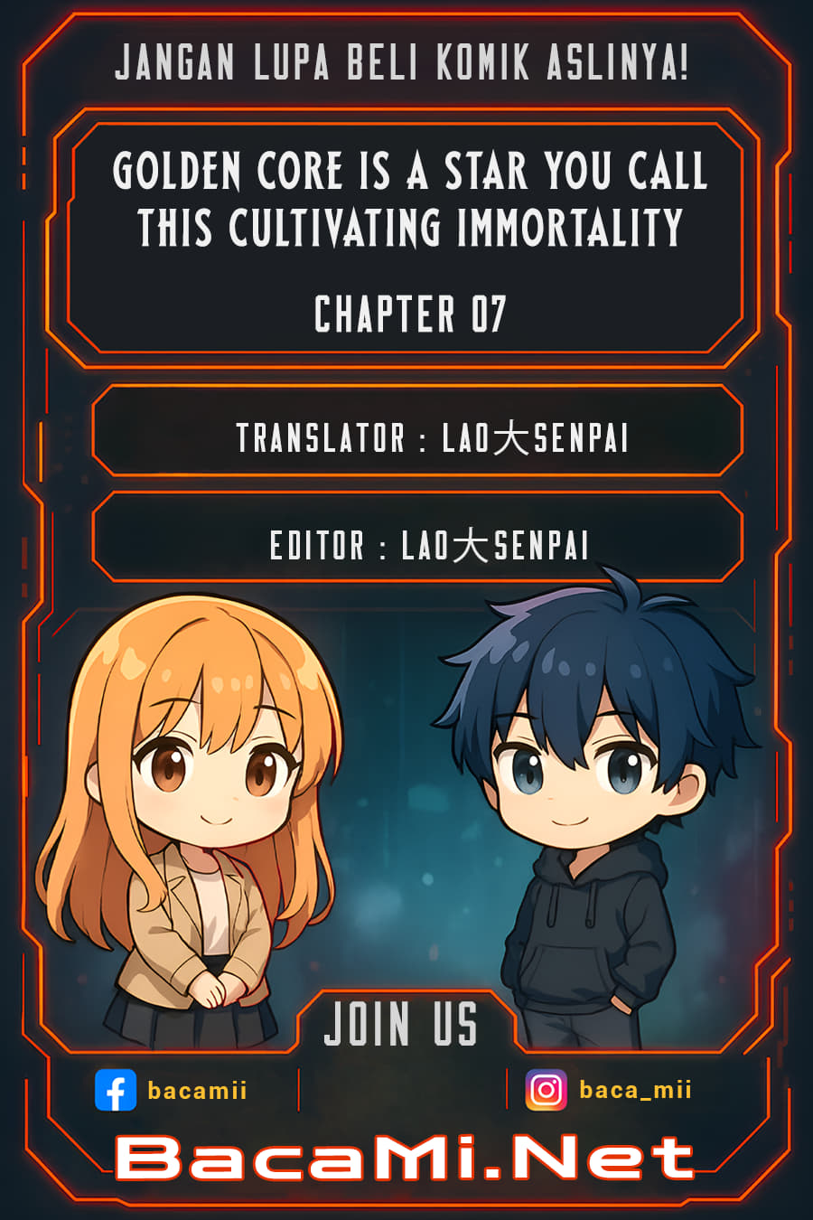 Golden Core Is a Star You Call This Cultivating Immortality Chapter 07 Bahasa Indonesia