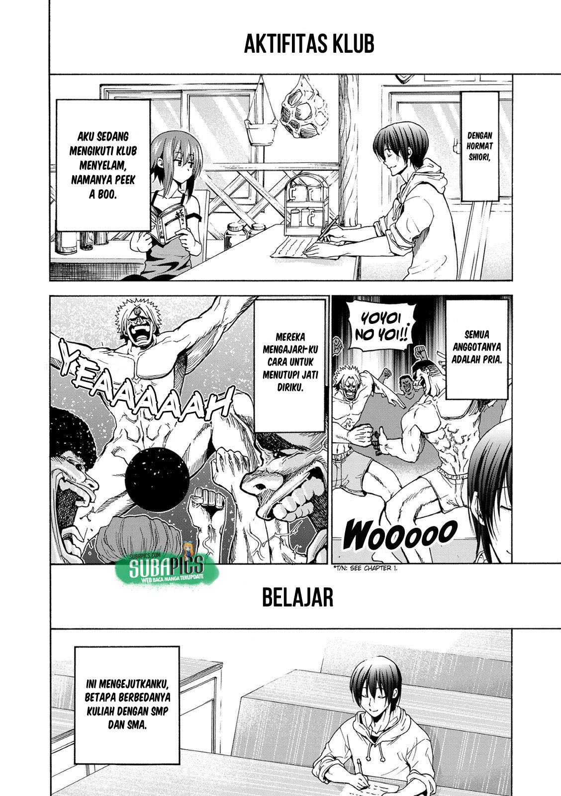 Grand Blue Chapter 25.5 Bahasa Indonesia