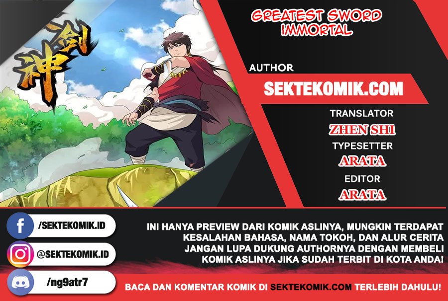 Greatest Sword Immortal Chapter 84 Bahasa Indonesia