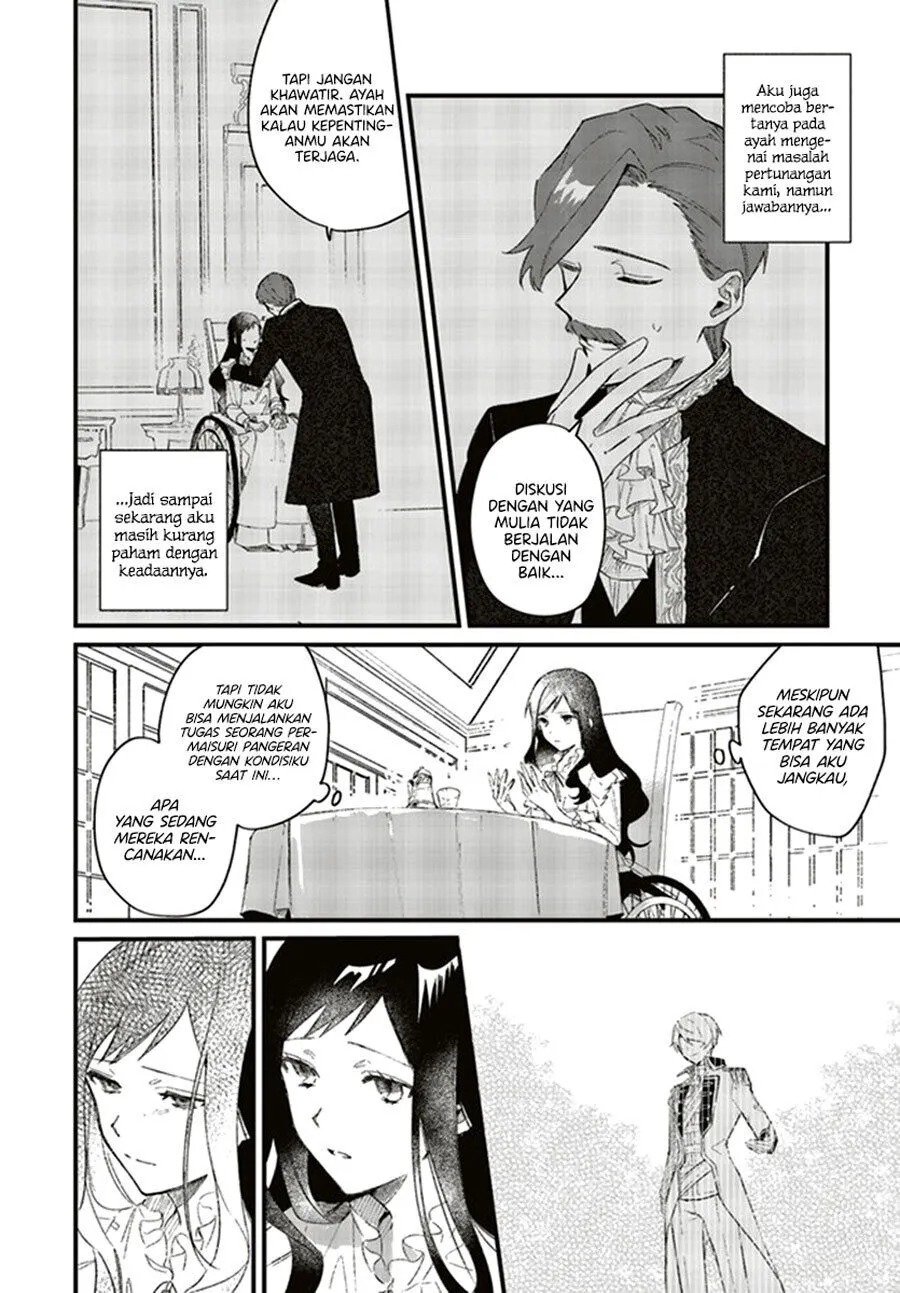 Gyakkou Shita Akuyaku Reijou wa, Naze ka Maryoku wo Ushinattanode Shinsou no Reijou ni Narimasu ( The Villainess Who Traveled Back in Time Inexplicably Lost Her Magic, so She Went Into Seclusion) chapter 4