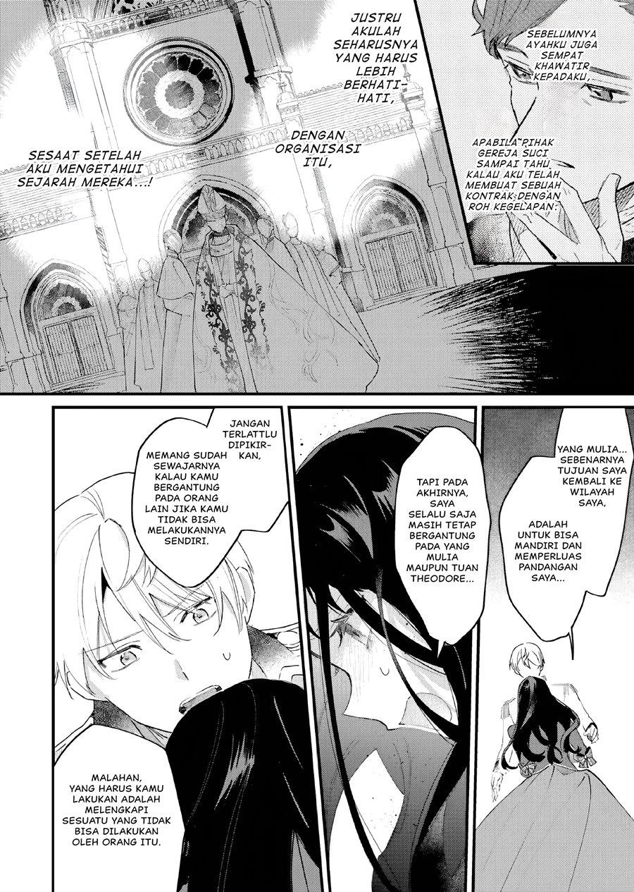Gyakkou Shita Akuyaku Reijou wa, Naze ka Maryoku wo Ushinattanode Shinsou no Reijou ni Narimasu ( The Villainess Who Traveled Back in Time Inexplicably Lost Her Magic, so She Went Into Seclusion) chapter 14