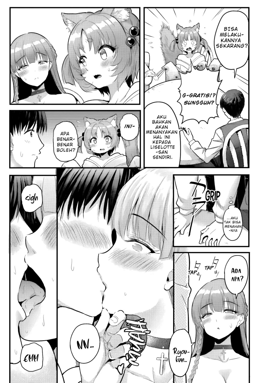 Gyakuten Isekai de Yomeki Okure S-Rank Onna Bokensha tachi ni Semararete Imasu Chapter 05 Bahasa Indonesia