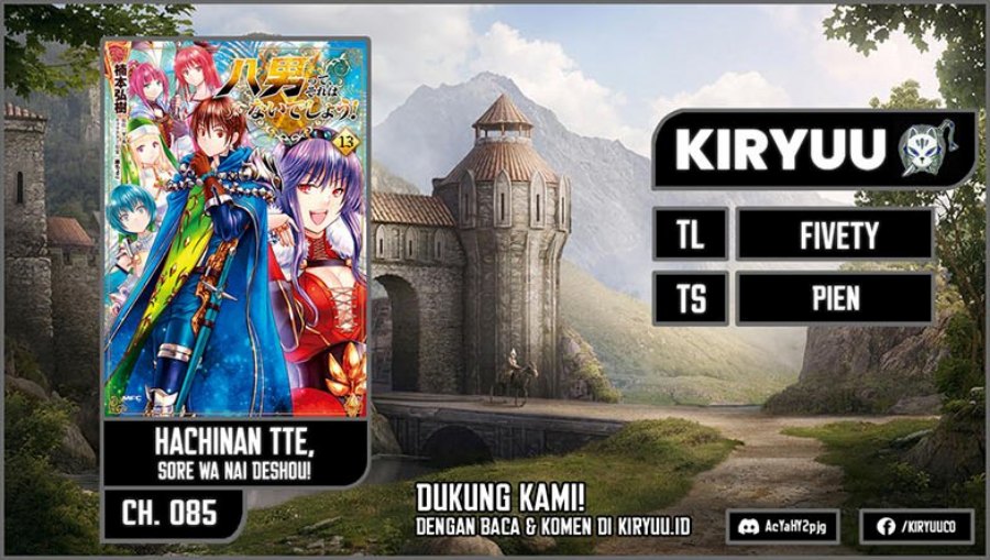 Hachinan tte Sore wa Nai Deshou Chapter 85 Bahasa Indonesia