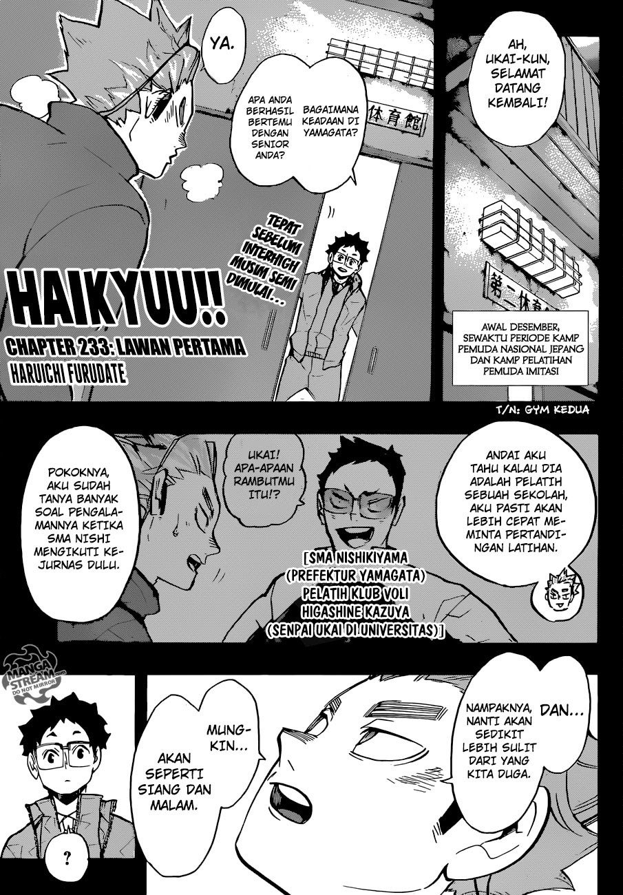 Haikyuu!! Chapter 233
