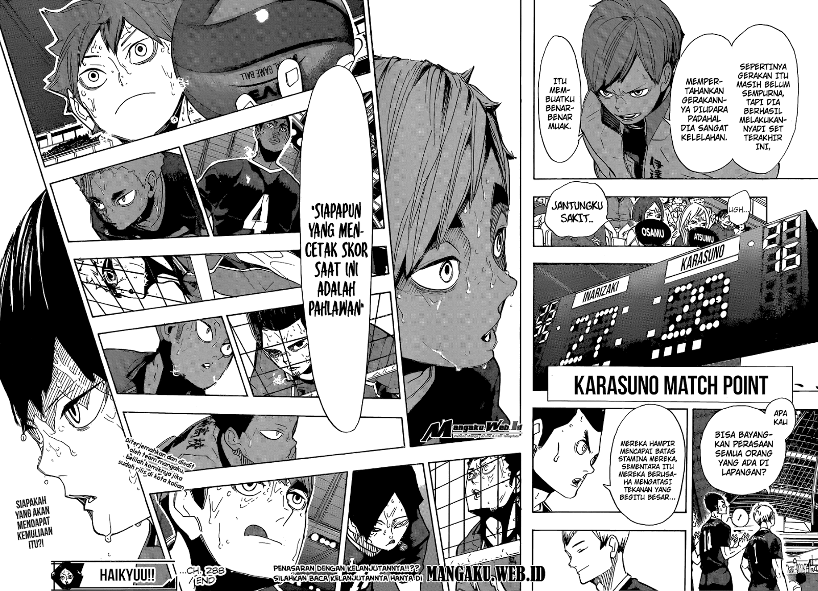 Haikyuu!! Chapter 288 Bahasa Indonesia